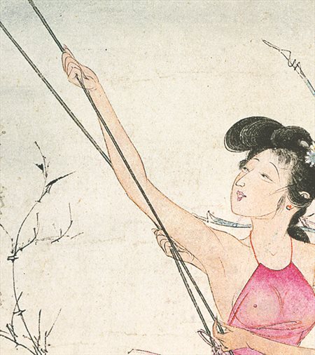 仁化-胡也佛的仕女画和最知名的金瓶梅秘戏图